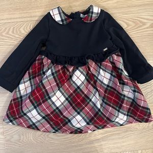 Cute Mayoral baby plaid dress in size 12m